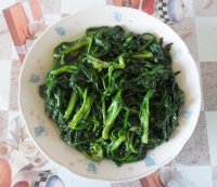 青炒茼蒿的做法