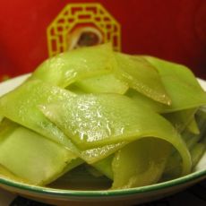 清炒莴苣的做法