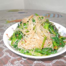 红油菠菜粉丝的做法 红油菠菜粉丝的做法