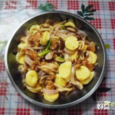 豆腐鲜菇烩鸡腿肉的做法 豆腐鲜菇烩鸡腿肉的做法