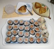 烤饭团的做法