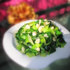 爆炒上海青的做法