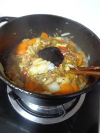 白菜炖粉条的做法