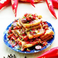 红椒酿豆腐的做法 红椒酿豆腐的做法