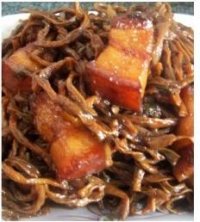 豇豆干红烧肉的做法