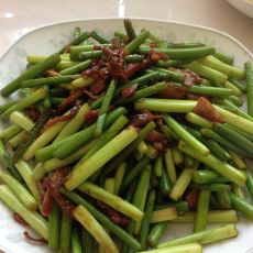 肉丝蒜薹的做法