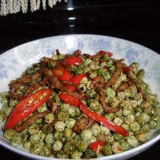 干煸嫩碗豆的做法 干煸嫩碗豆的做法