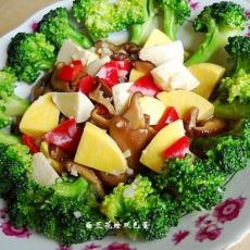 西兰花烩双色蛋的做法 西兰花烩双色蛋的做法