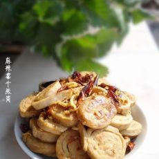 干煸麻辣霉千张筒的做法 干煸麻辣霉千张筒的做法
