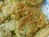 煎蒜苔饼的做法