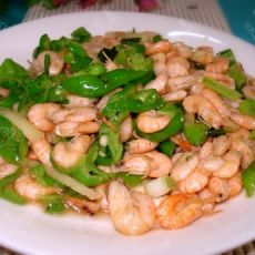 清炒河虾的做法