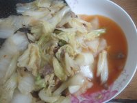 爆炒白菜梆子的做法