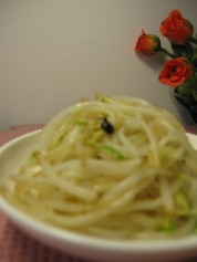 香醋溜绿豆芽的做法