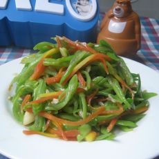 眉豆胡萝卜丝的做法 眉豆胡萝卜丝的做法