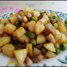金童玉女豌豆烩的做法 金童玉女豌豆烩的做法