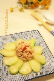 芥蓝头烩板筋肉的做法