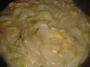 鸡蛋肉丝烩年糕的做法