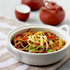 杂蔬肉丝炒面的做法 杂蔬肉丝炒面的做法