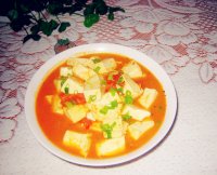 蕃茄焖豆腐的做法