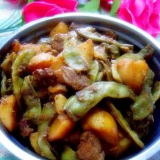 土豆炖豆角的做法