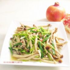 清炒茶树菇的做法