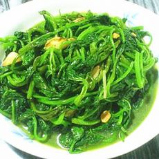 清炒番薯叶的做法