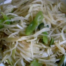 青椒土豆丝的做法