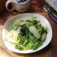 素烧奶白菜的做法