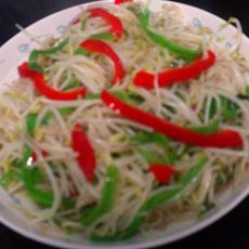 爆炒绿豆芽的做法
