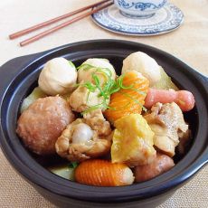 飘香鸡块烩丸子的做法 飘香鸡块烩丸子的做法