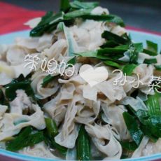 孙小菜清炒豆筋的做法