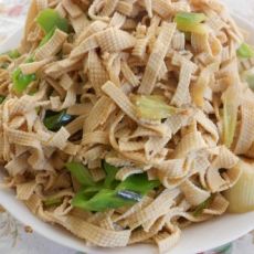 清炒干豆腐丝的做法