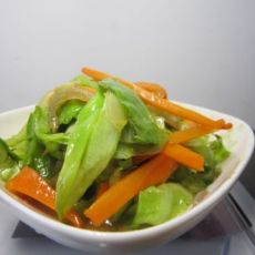 清炒圆白菜的做法