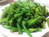 清炒无丝豆的做法