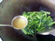 清炒苦麦菜的做法