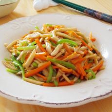 蚝油杏鲍菇丝的做法 蚝油杏鲍菇丝的做法