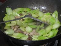 白瓜炒皇帝肉的做法