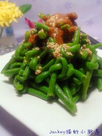 麻酱豇豆结的做法