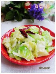 麻辣卷心菜的做法