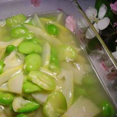 春笋烩春豆的做法 春笋烩春豆的做法