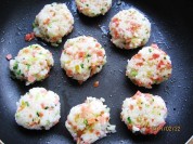 煎米饭饼的做法