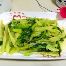 清炒莴笋尖的做法