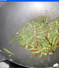 清炒四季豆的做法