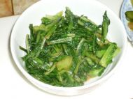 清炒油麦菜的做法