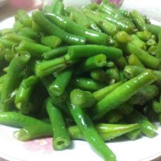 清炒无丝豆的做法