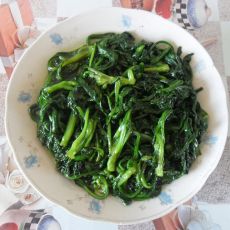 青炒茼蒿的做法
