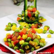 五彩豆丁的做法 五彩豆丁的做法