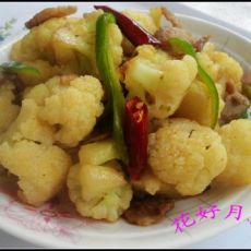 干煸孜然菜花的做法 干煸孜然菜花的做法
