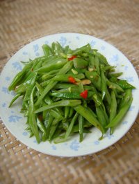 清炒芸豆丝的做法