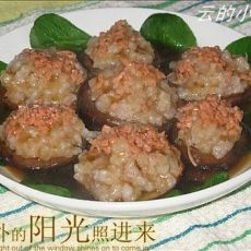 鲜虾白花酿香菇的做法 鲜虾白花酿香菇的做法